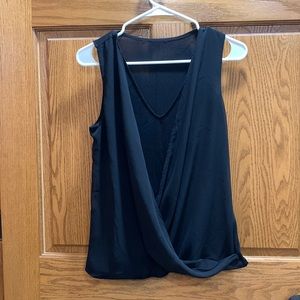 Banana Republic sleeveless, drape shirt